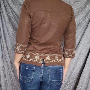 Vintage Silk Button Down Size PP